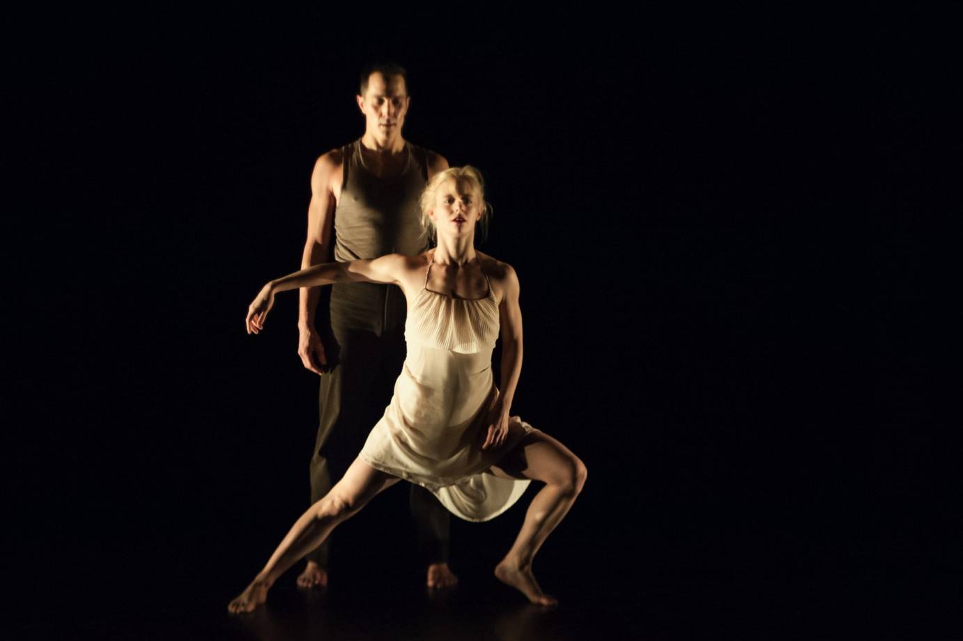 Leslie Kraus and Douglas Gillespie in Bright Land. Photo by Keira Heu-Jwyn Chang
